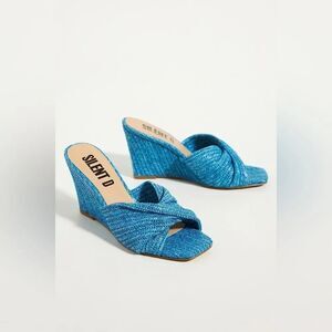 NEW Silent D Katia Wedges in BLUE